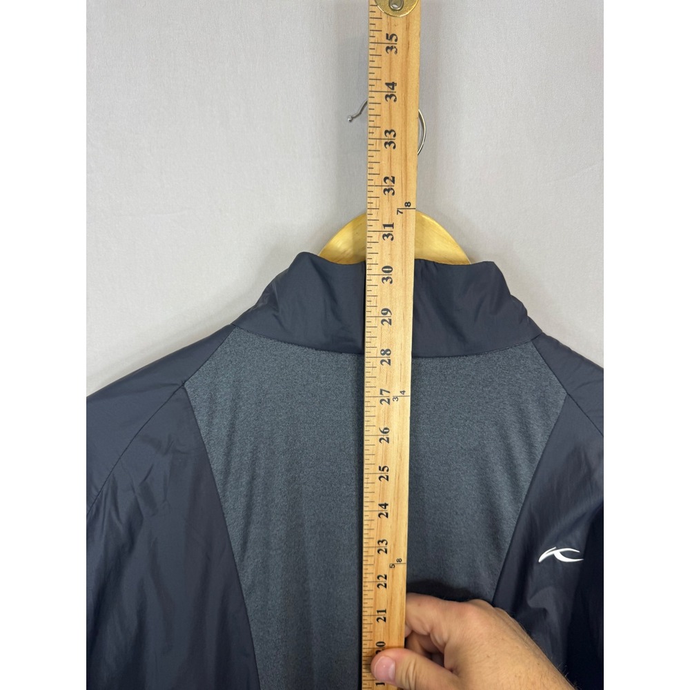 KJUS Men Radiation Jacket MG15-L11 Dark Gray Full Zip Lightweight Golf XL 54 - Picture 10 of 11